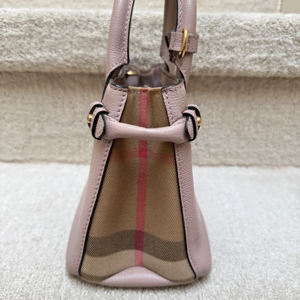 Burberry Banner Tote Mini in Blush - Picture 9 of 13